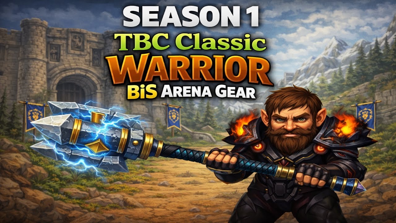 Season 1 TBC Classic Warrior BiS Arena Gear