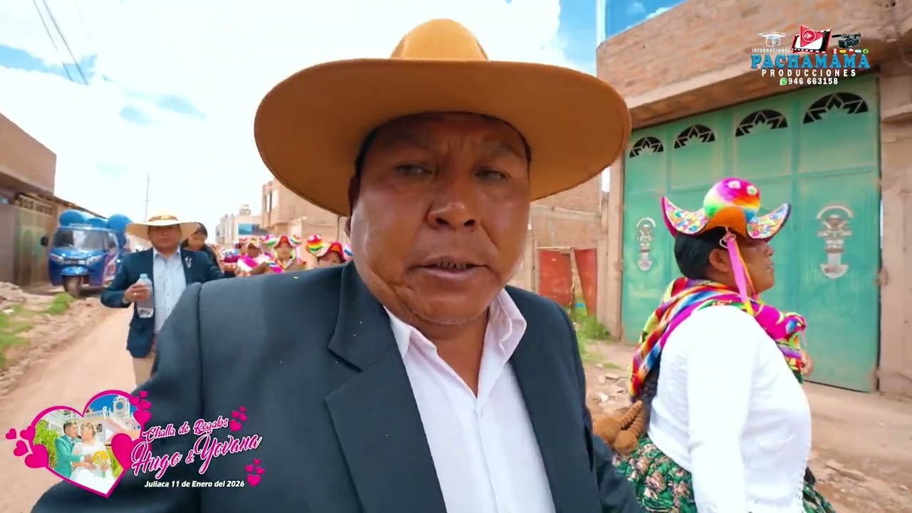 RECOJO DE PADRINOS DE BODA DE HUGO & YOVANA EN JULIACA✅ │Pachamama Producciones Internacional