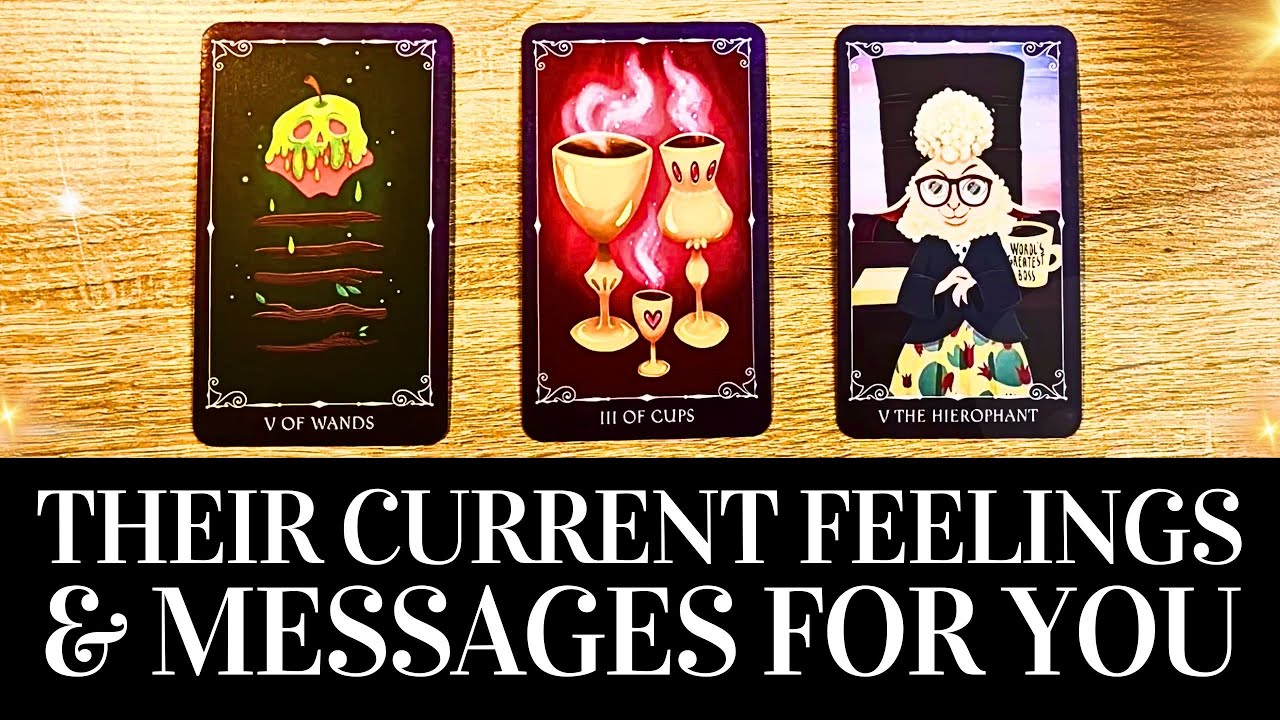 PICK A CARD💓😍 Their CURRENT FEELINGS For YOU! 😍💓 They want you to know THIS! 🌟 Love Tarot Reading
