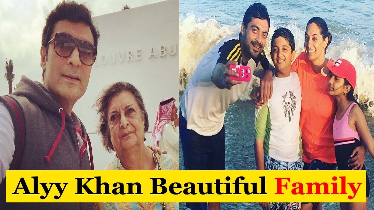 Alyy Khan With His Family