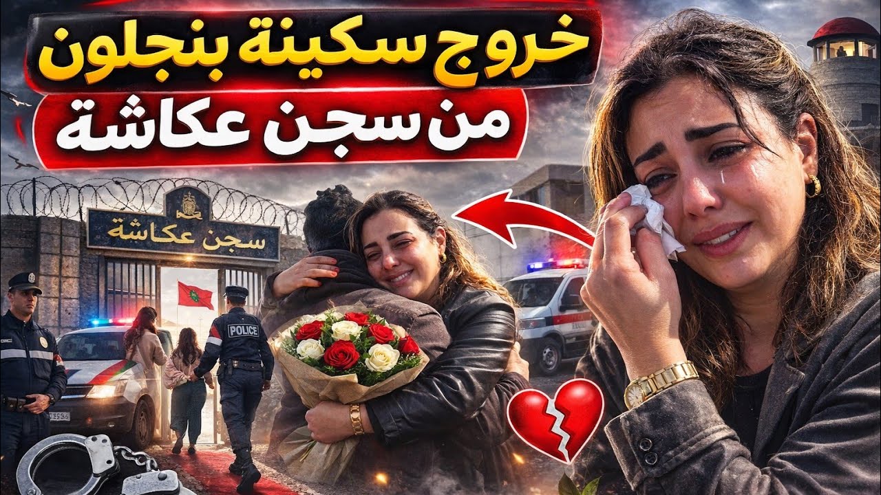خروج #سكينة_بنجلون من سجن #عكاشة وبكاء وندم وحصرة الطلاق من #زوجها.
