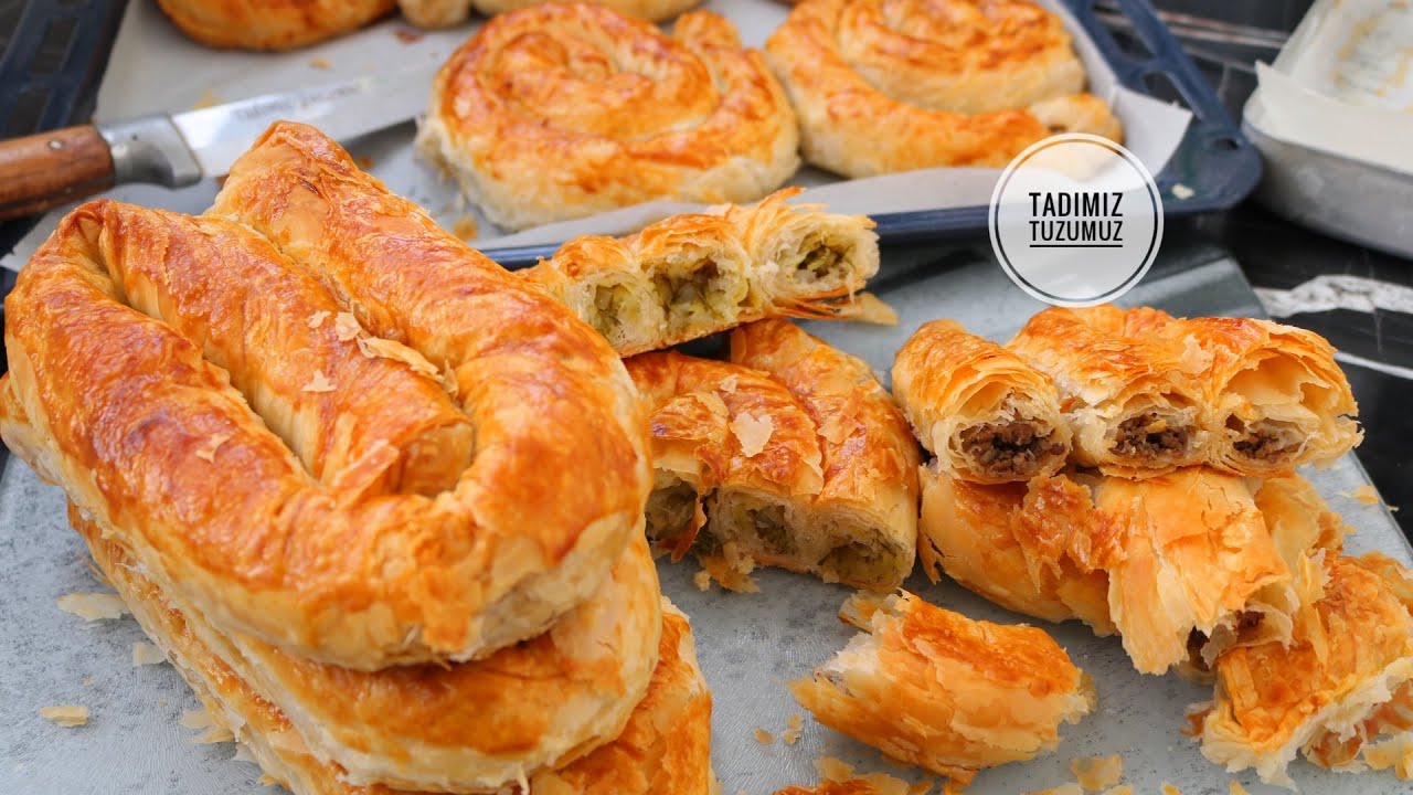 MUHTEŞEM  KIYMALI BÖREK TARİFİ - BU BÖREK TEK BÖREK TARİFİNİZ OLACAK - TADIMIZTUZUMUZ