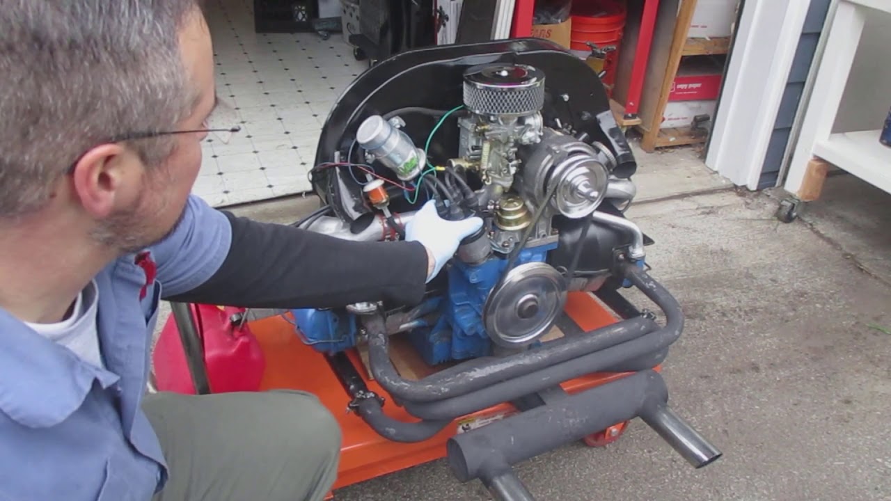 How to bench start your VW air cooled engine DIY