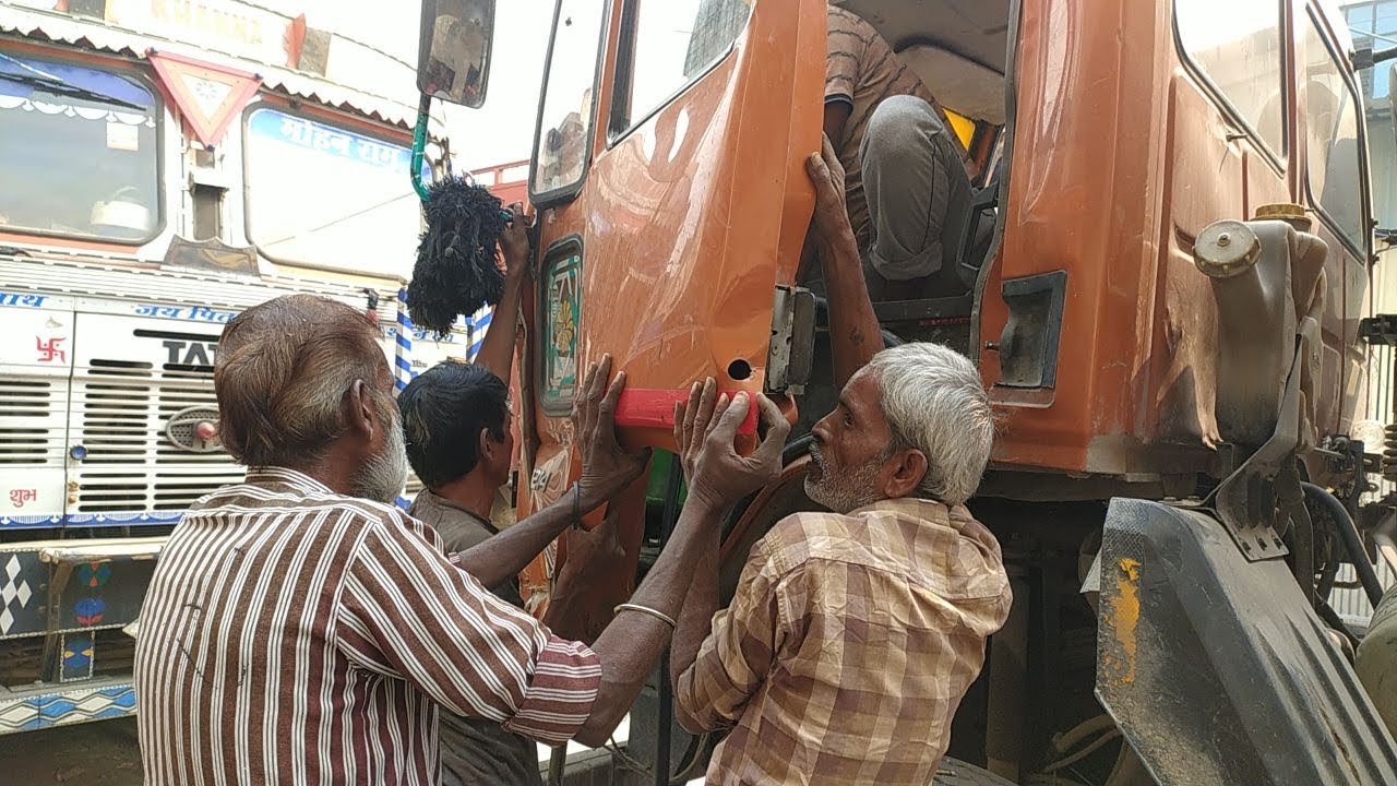 Truck cabin window dent repair| Indian truck denters