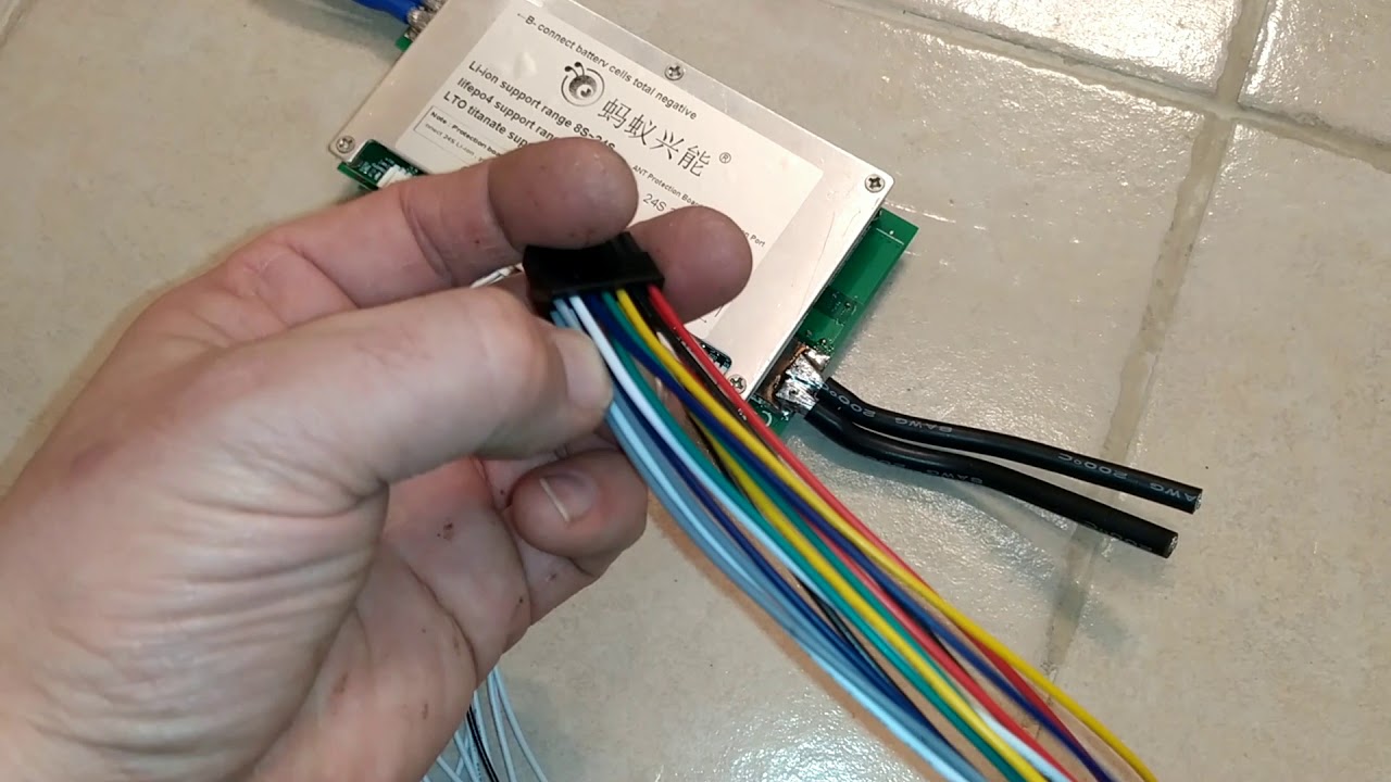 Tuto branchement Ant bms 8 à 24s