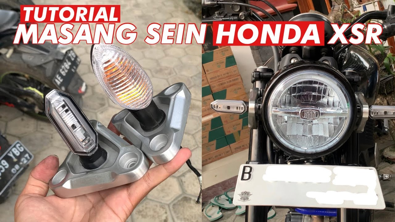 TUTORIAL MASANG SEIN HONDA LED DI YAMAHA XSR 155 #yamahaxsr #xsrmodifikasi #tutorial