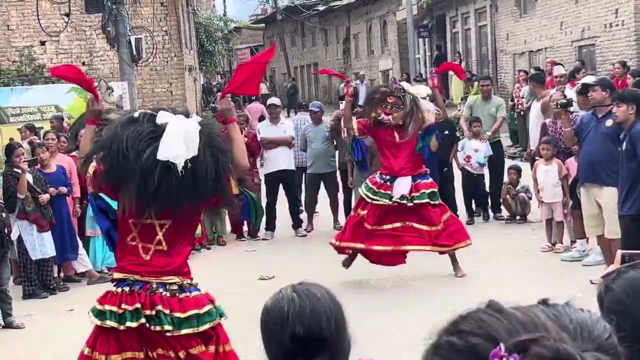 Lakhe Dance| Gai Jatra | Chapagaon Lakhe | Newari culture 