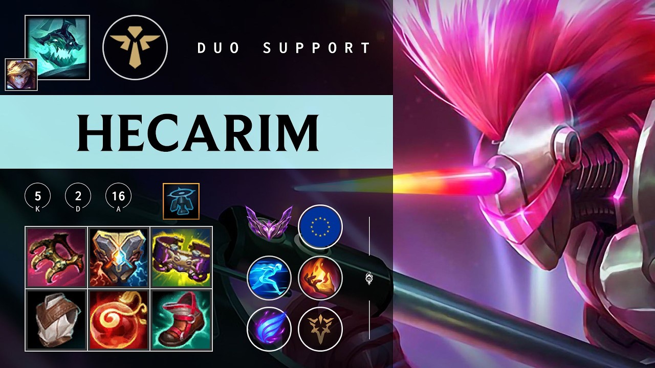 Hecarim Support vs Sona - EUW Master Patch 26.04