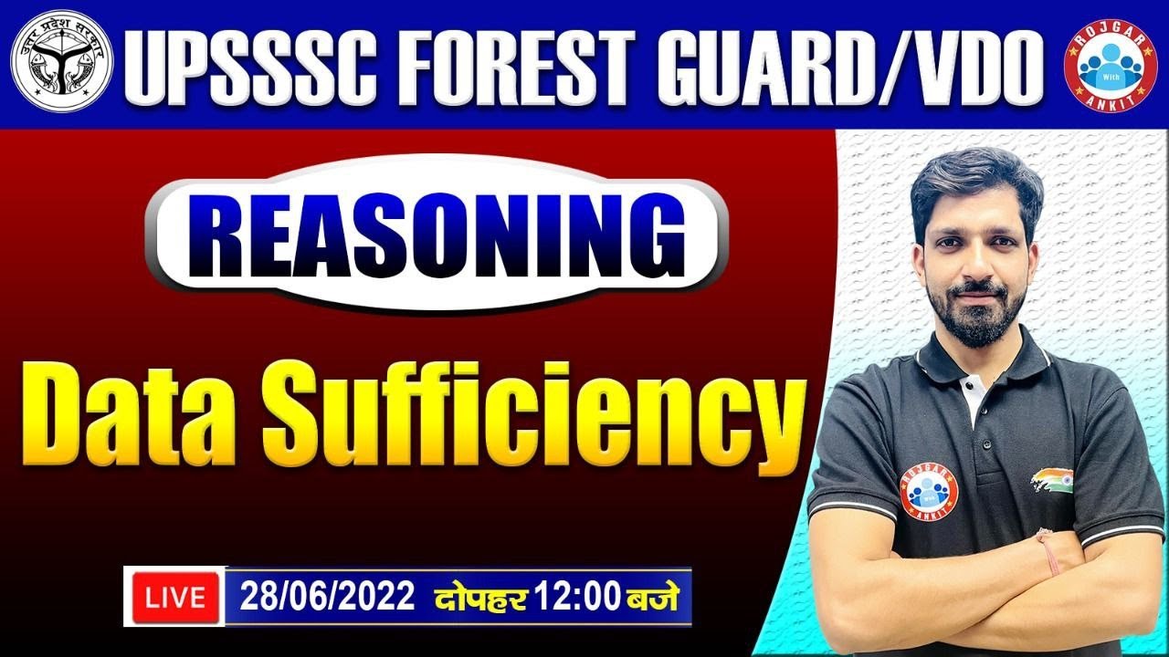 Data Sufficiency Reasoning Tricks | UPSSSC Forest Guard Reasoning | Reasoning For UPSSSC VDO, #8