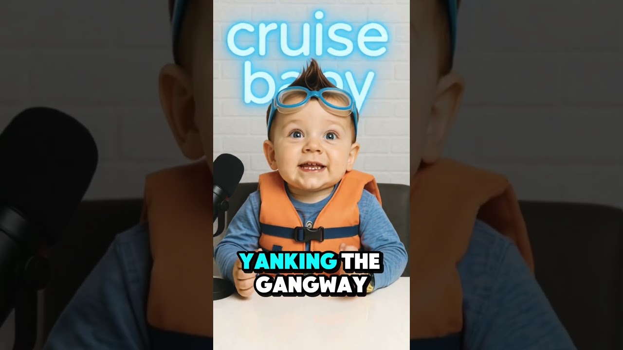 Cruise Ship Gangway Collapse- Passenger Falls After Ship Breaks Free! 😱 #cruisenews #travel #shorts