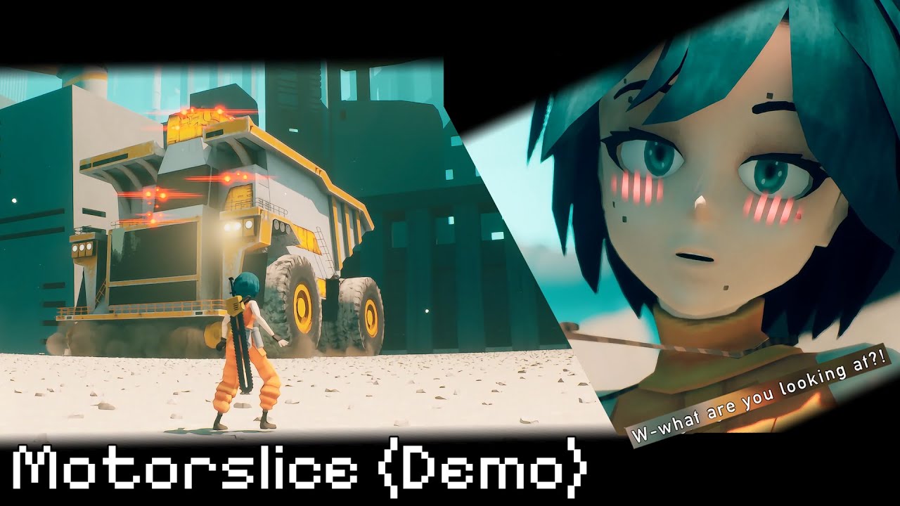 Petualangan WAIFU GERGAJI di game ACTION PARKOUR MEGASTRUCTURE - MOTORSLICE [DEMO]