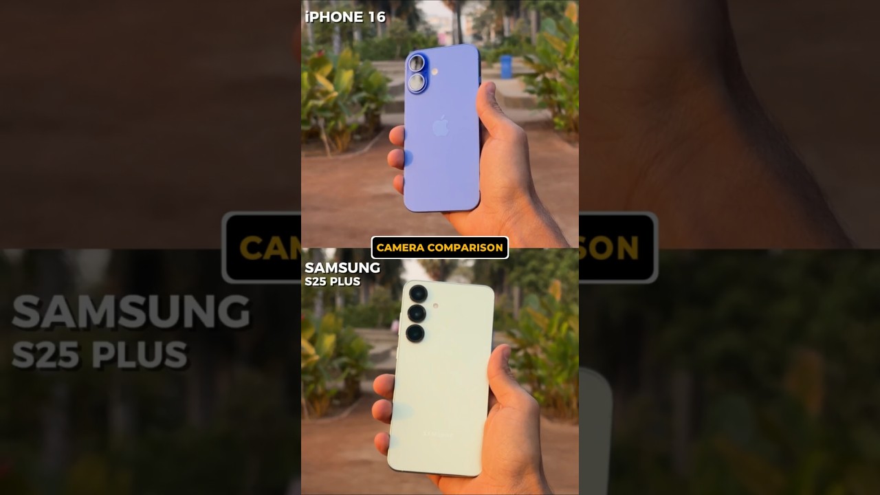 Apple vs Samsung Camera Battle 📸 iPhone 16 vs S25+