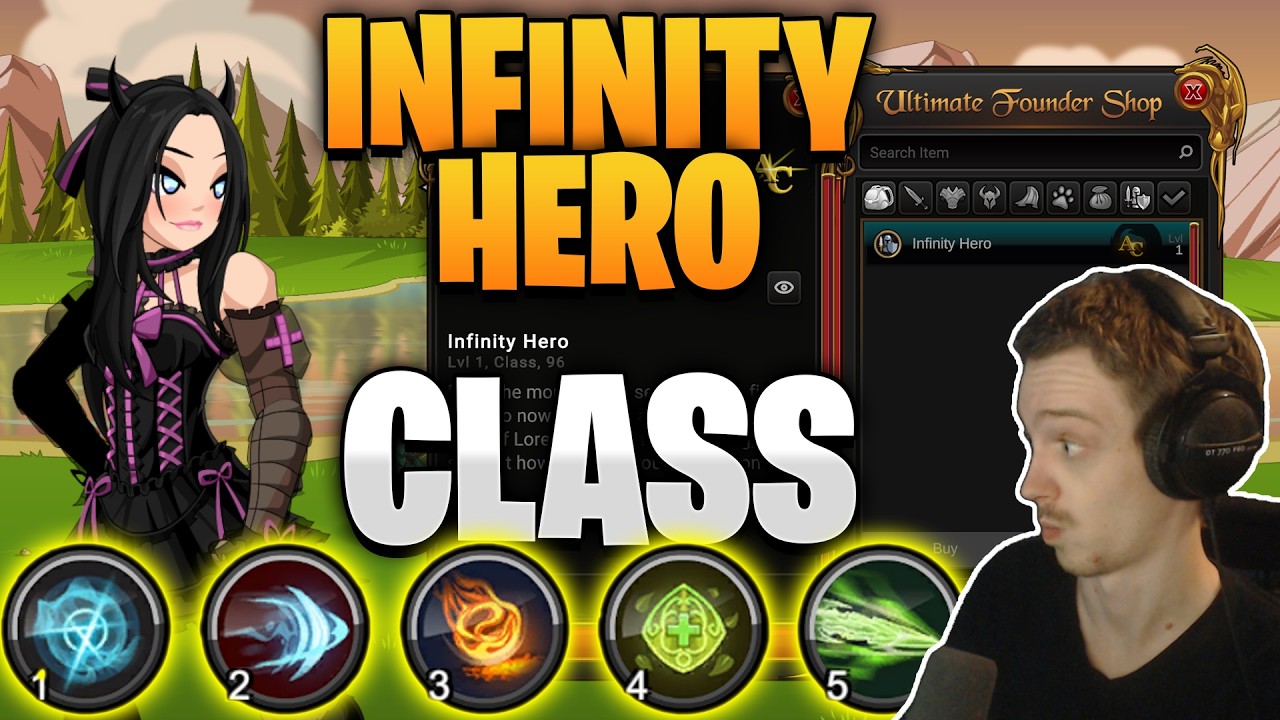 Infinity Hero Class is Out! AQW Infinity