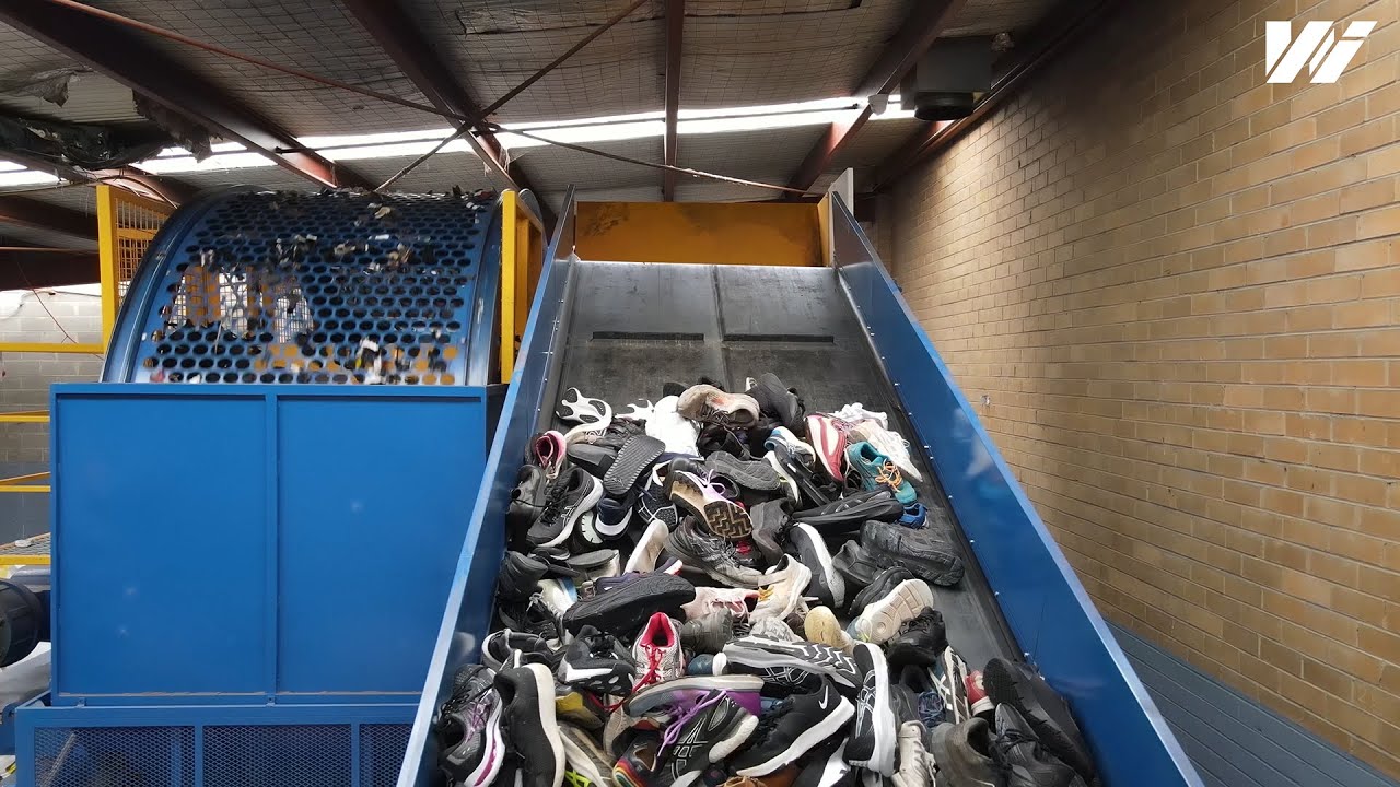 Wastepac Shoe Recycling Shredder – Turning Old Footwear into New Resources