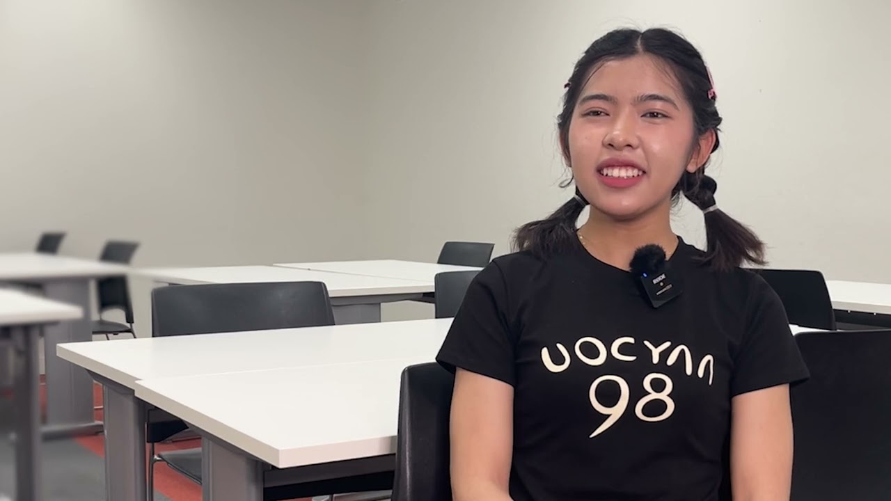 Winner of 2025 ECC Merit Based Scholarship - Choeunrana from Cambodia