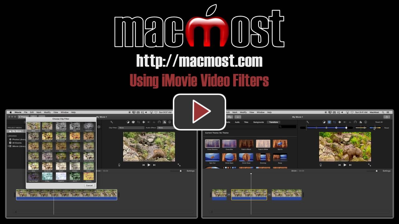 Using iMovie Video Filters (#1154)