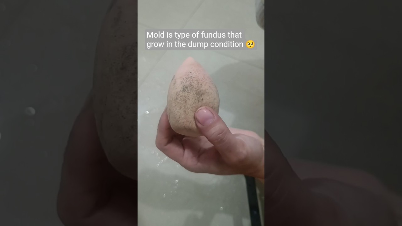 Black spots on beauty blender🤔🥺