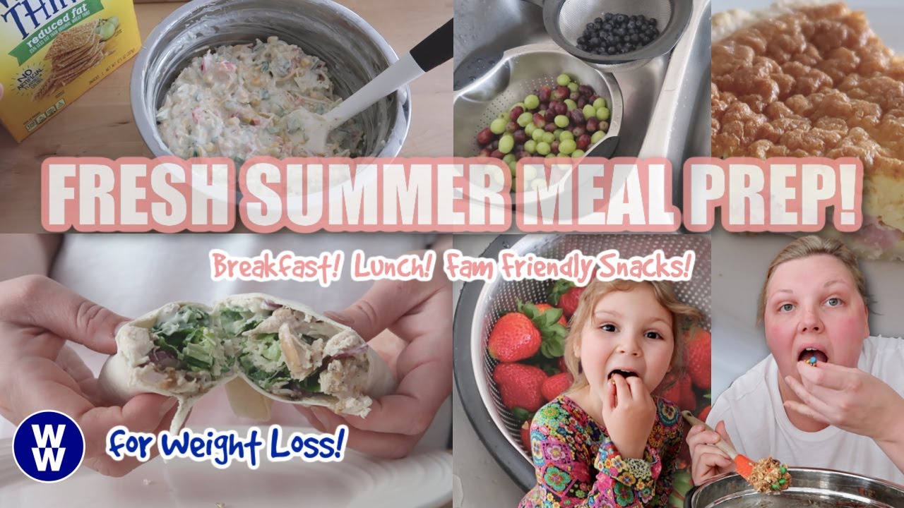 СВЕЖАЯ ЛЕТНЯЯ ЕДА ДЛЯ ПОХУДЕНИЯ | Weight Watchers Meal Prep | WW 2023