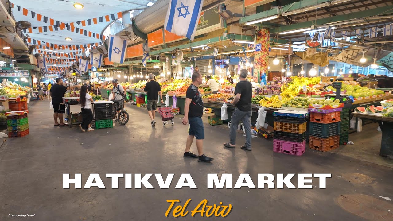 HaTikva Market Food Tour.Tel Aviv Israel 2025