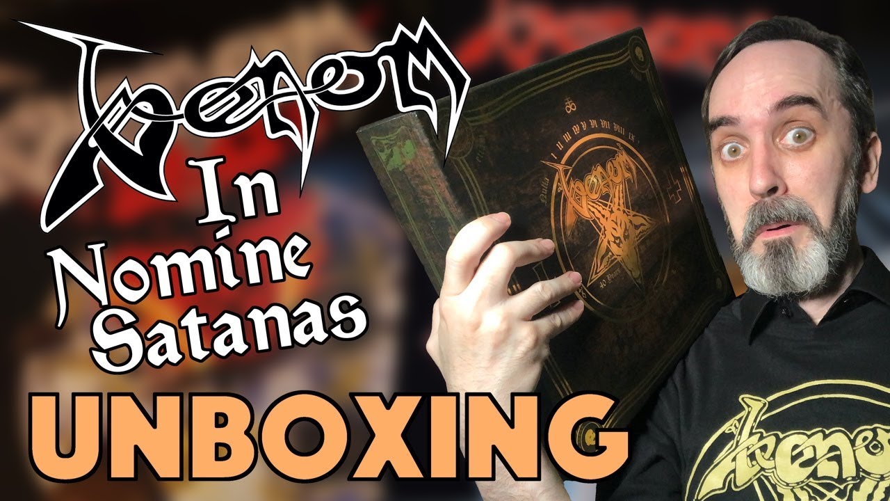 Распаковка винилового бокс-сета «In Nomine Satanas» от Venom