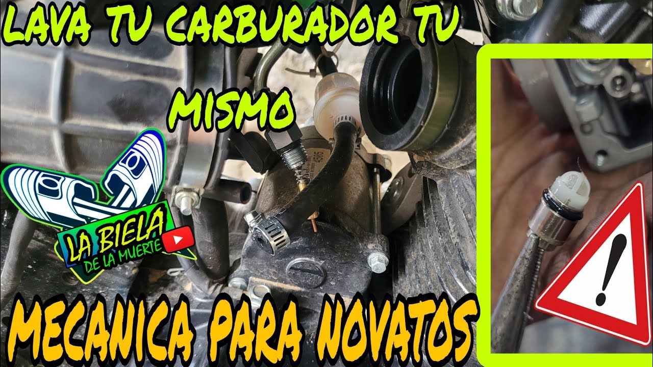 lavando el carburador de la Italika 250z !!! mantenimiento preventivo !!!!