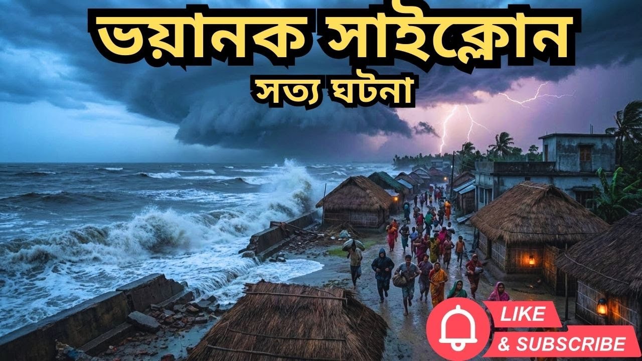 ইতিহাসের সবচেয়ে ভয়ংকর সাইক্লোন | সত্য ঘটনা | Natural Disaster Explained | অজানা রহস্যকথা 2.o
