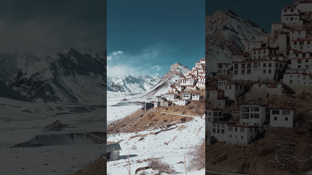 Key Monastery in Snow | Key Monastery in Winter | Spiti valley in December | Spiti valley in Winters
