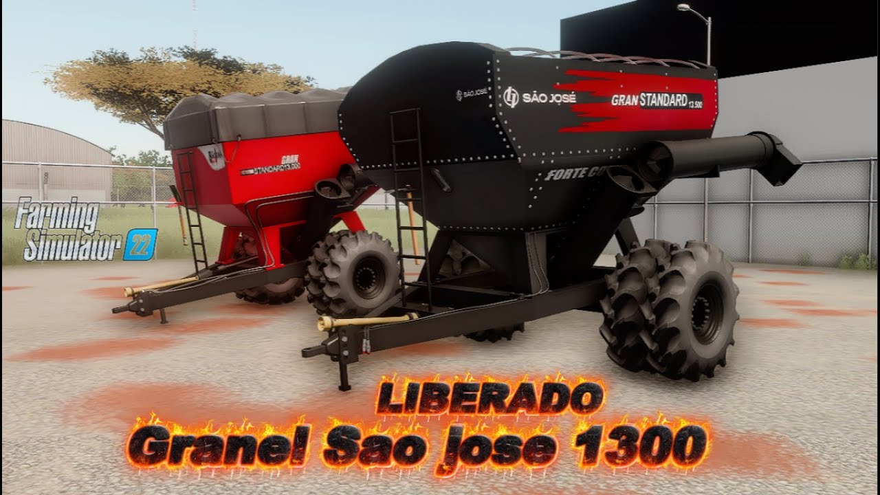 LIBERADO Mod Granel Sao jose 1300 BR Farming Simulator 22