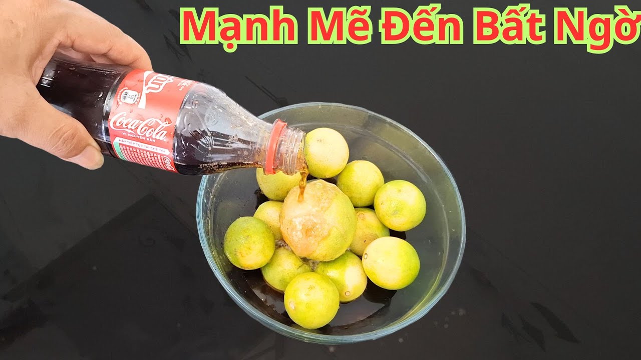 Đổ Coca Lên Chanh. Xem Điều Kỳ Diệu Xảy Ra. 7 Công Dụng Từ Coca Tiết Kiệm Tiền Triệu Mỗi Năm