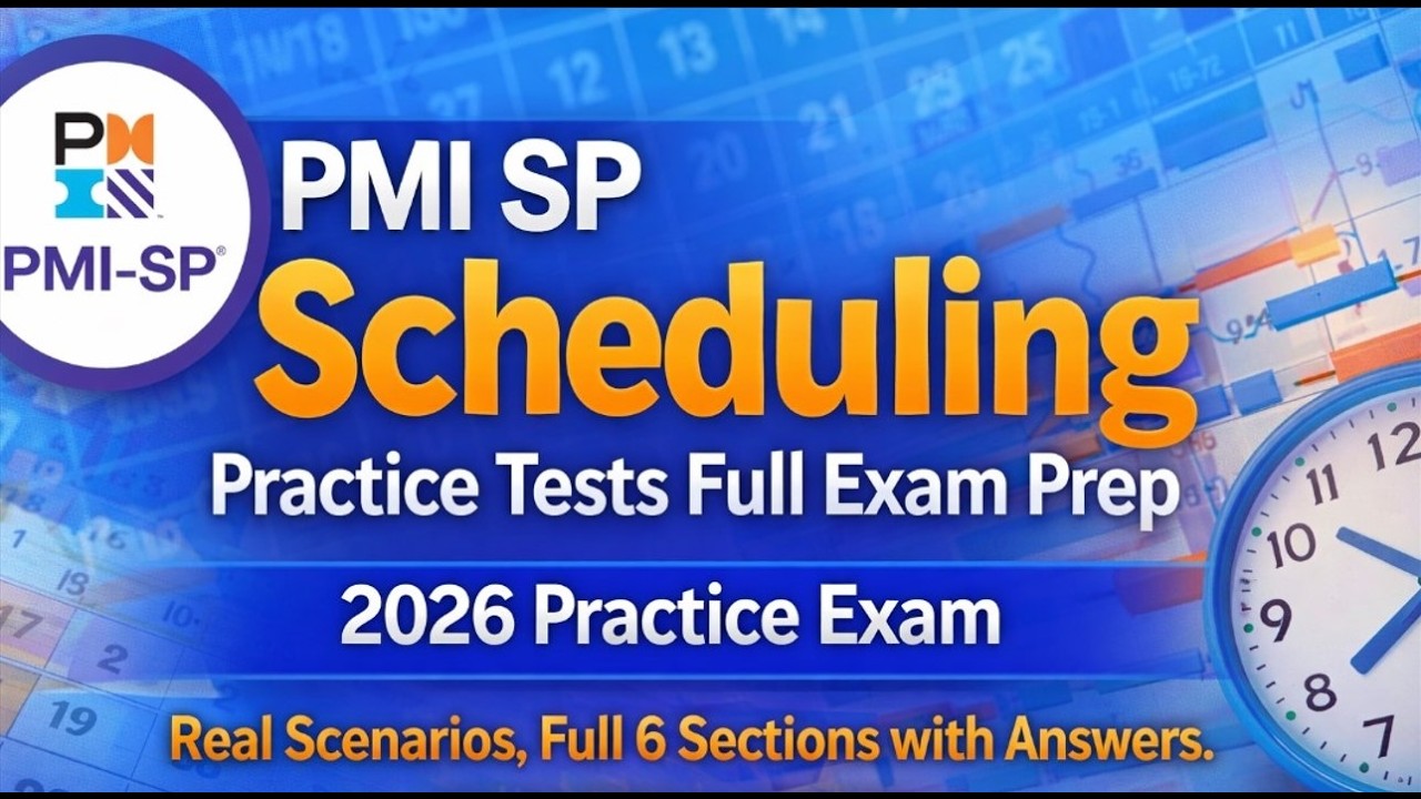 PMI SP Scheduling Practice Tests Full Exam Prep For 2026