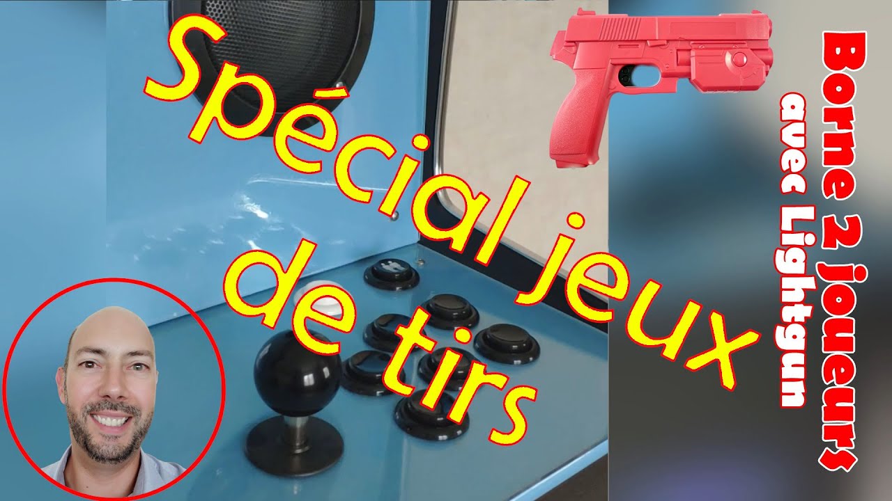 Let's play sur la borne spécial jeux de tirs au pistolet