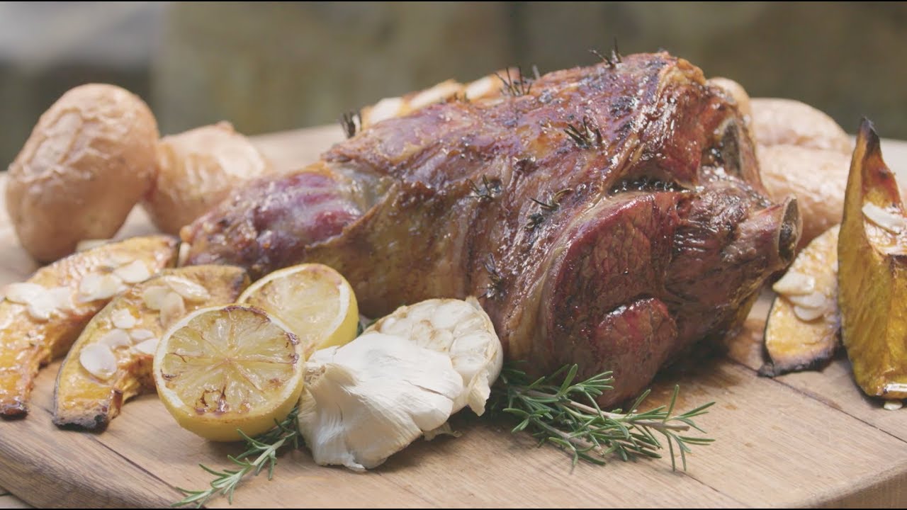 Cooking roast on a Weber Genesis II