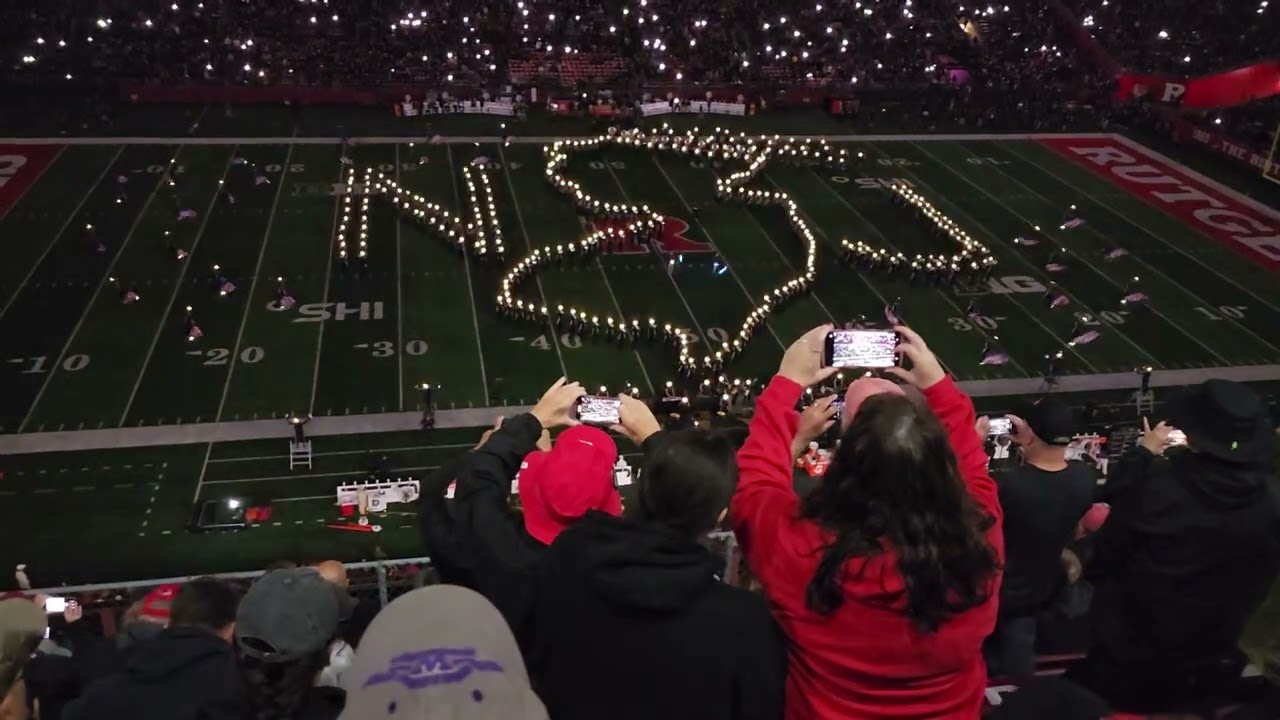 Coolest Halftime Show EVER!  Rutgers Marching Scarlet Knights perform on 28 Sep 2024