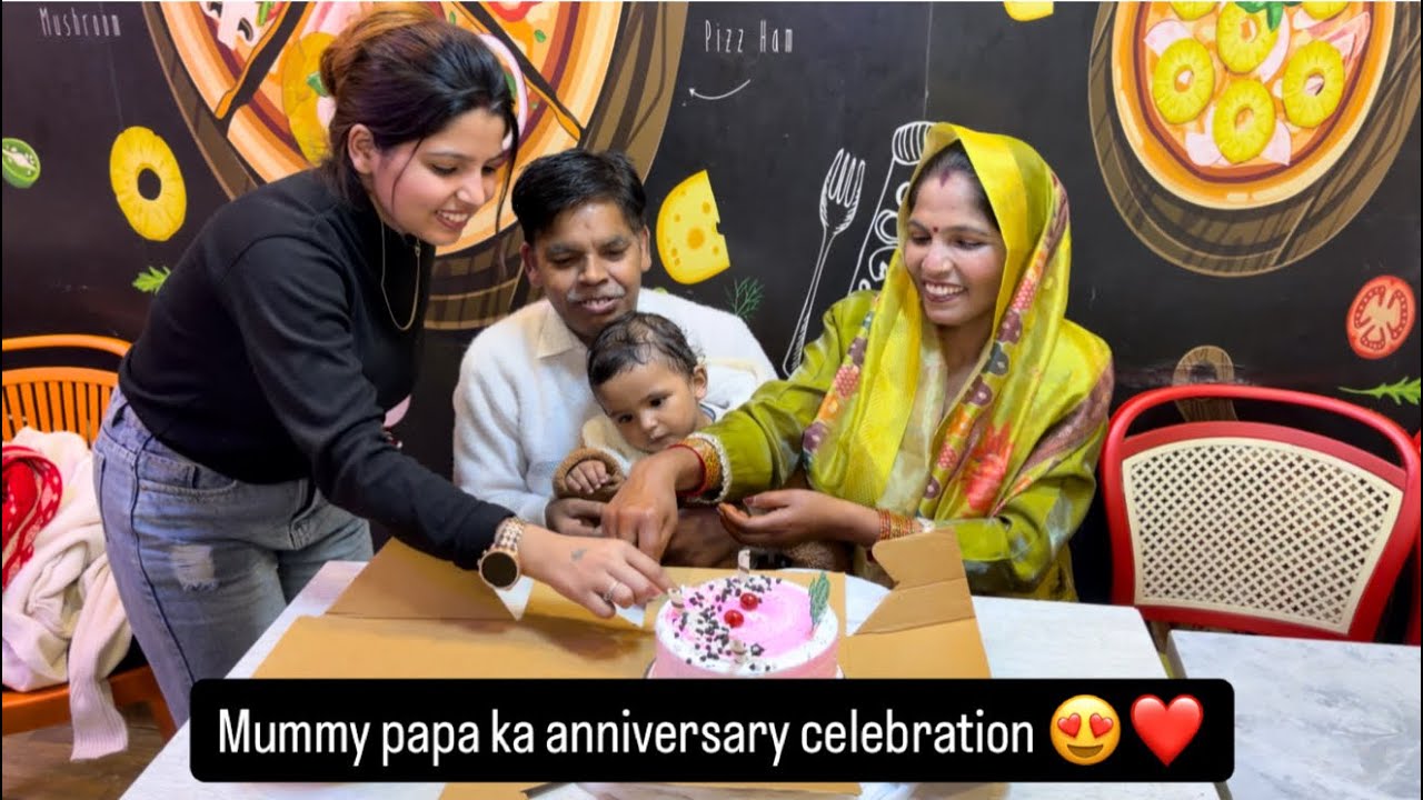 Mummy papa 29 anniversary celebration😍❤️