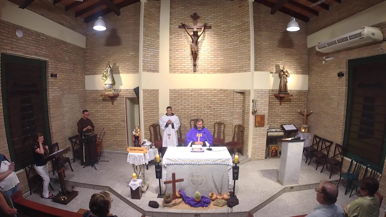 Misa de la salud, desde la capilla conventual San Leopoldo, déjanos tus intenciones paz y bien.🕊️