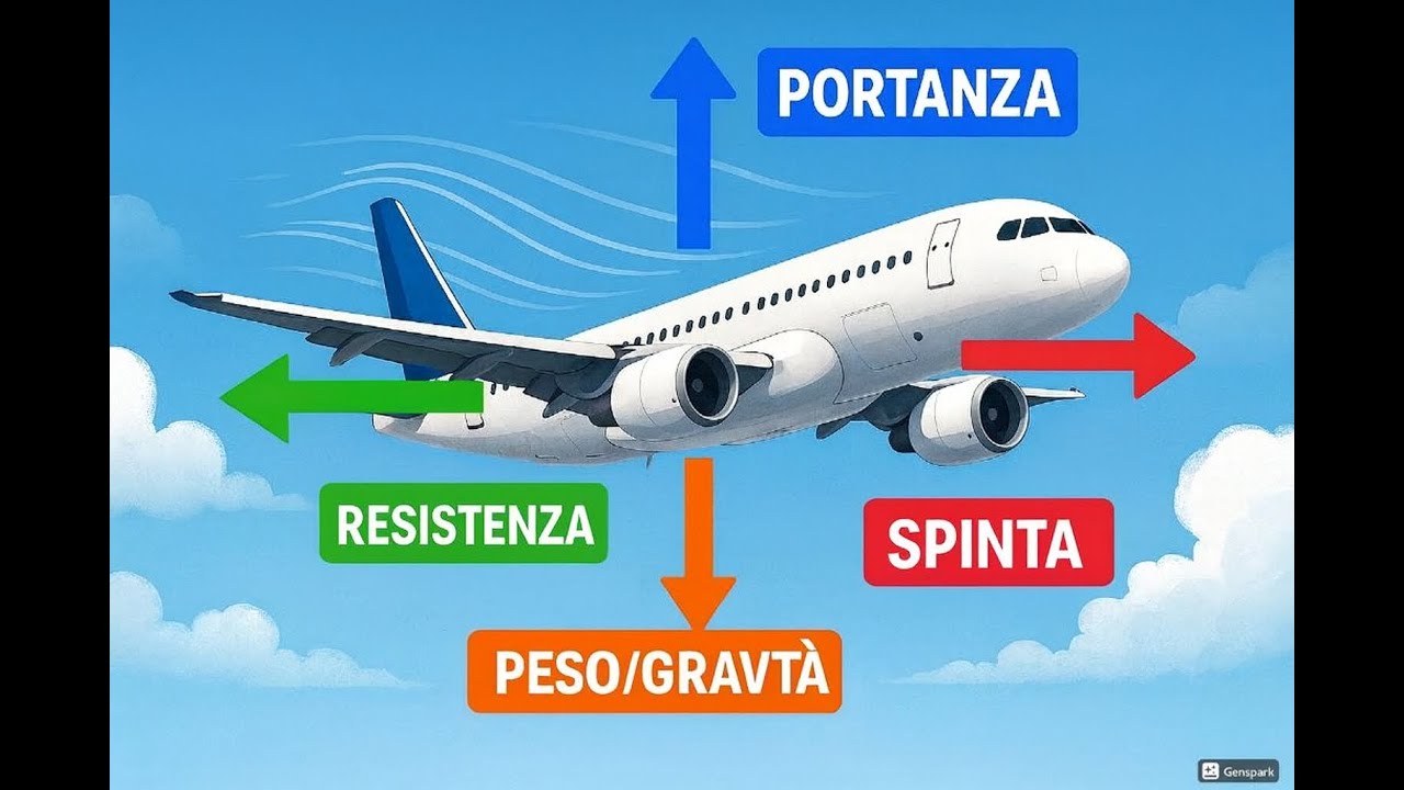 Principi del volo - Cosa tiene su un aereo