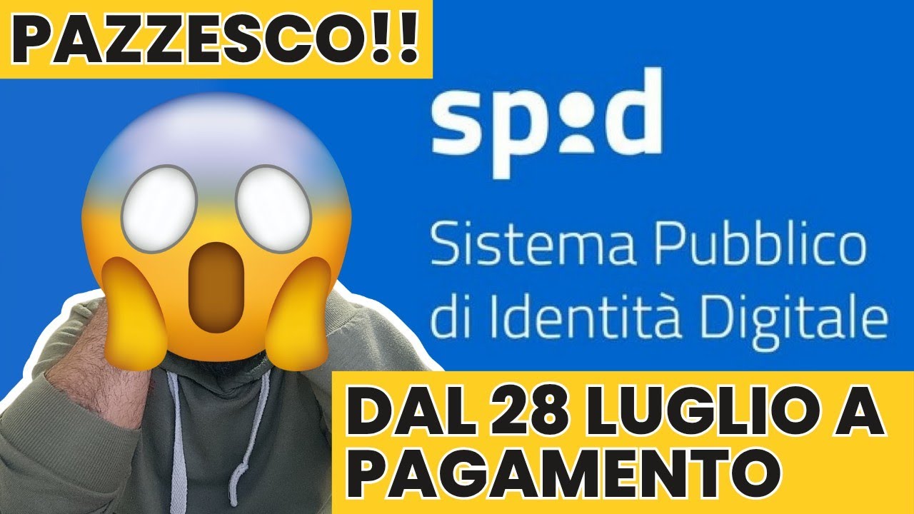 🔒 SPID a pagamento dal 28 luglio?! Ecco cosa succede con InfoCert...