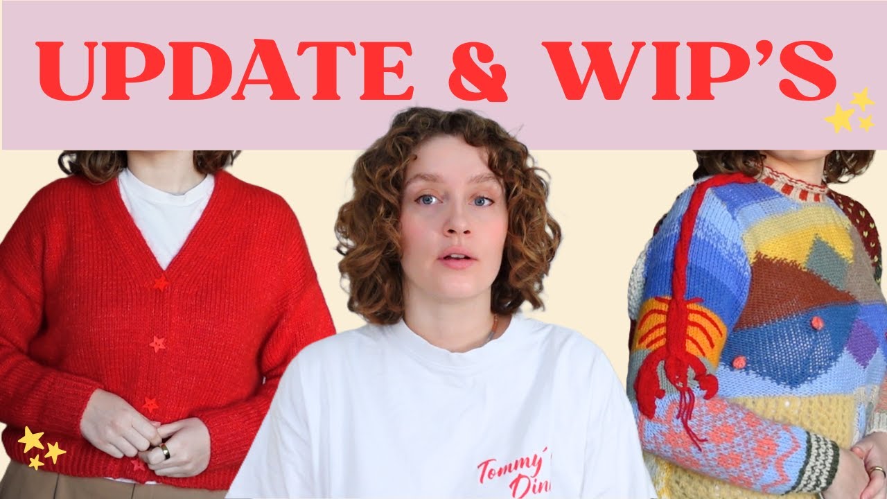 this took me 2.5 years to finish ... style refresh update & WIPS (knitting vlog)