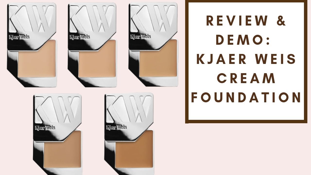 REVIEW & DEMO: KJAER WEIS CREAM FOUNDATION | Integrity Botanicals