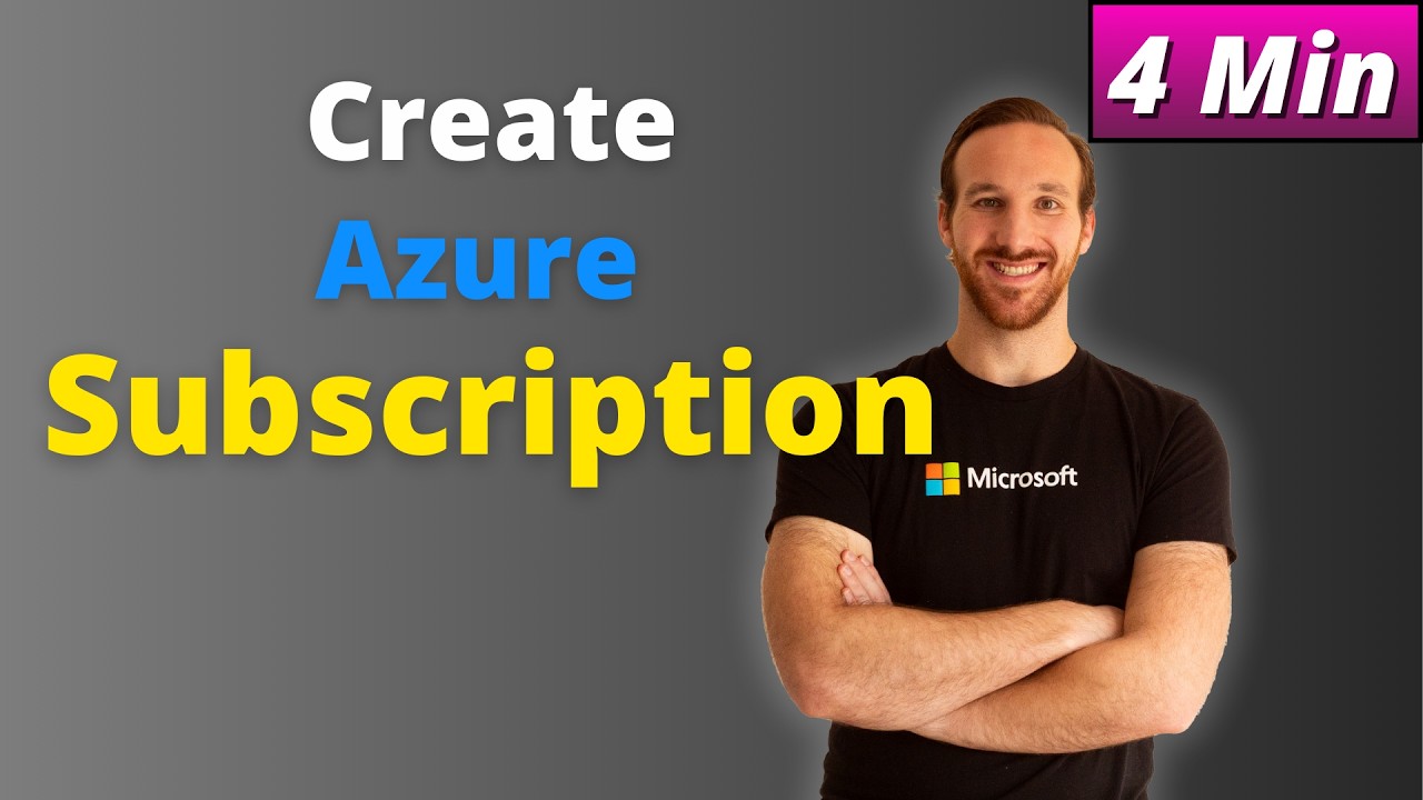 How to create an Azure Subscription