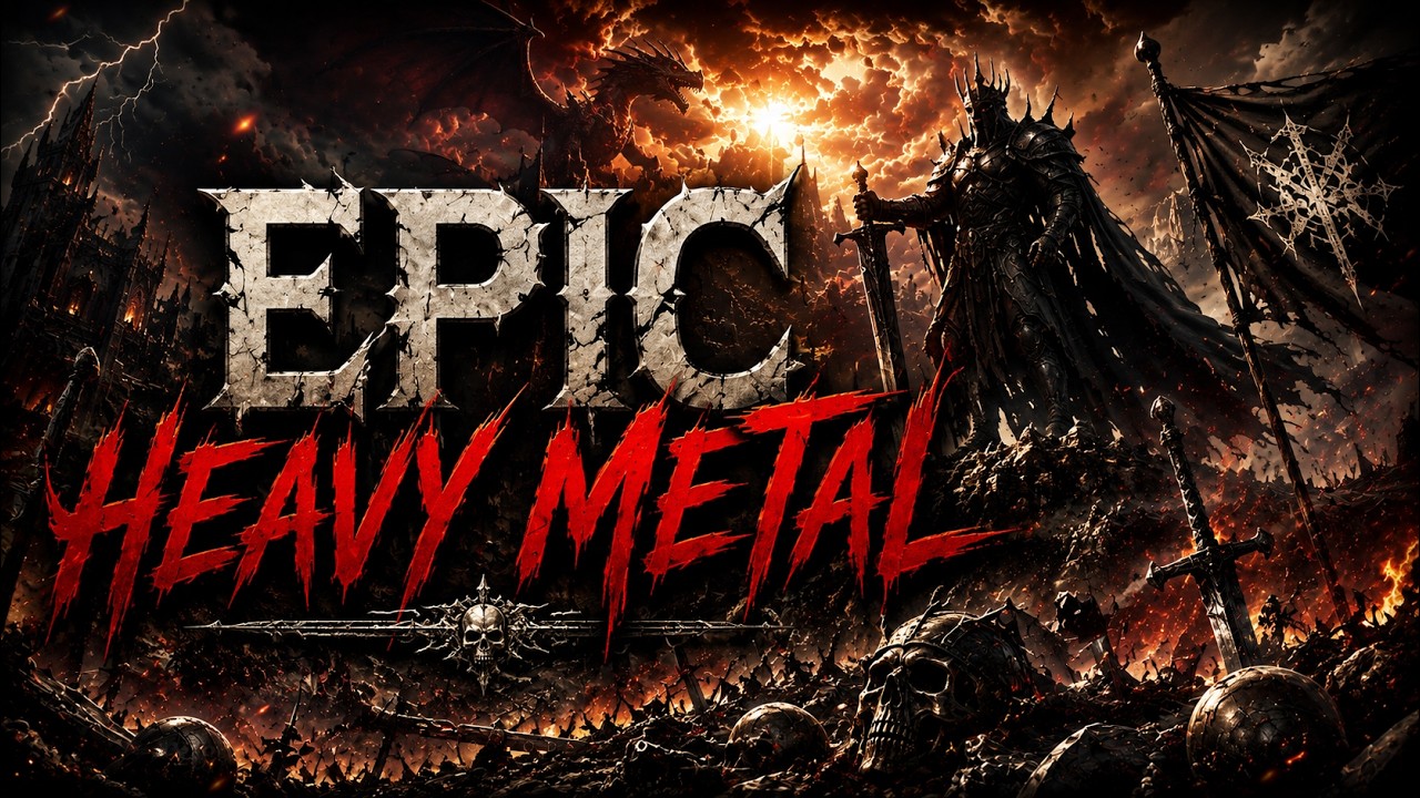 EPIC HEAVY METAL 🎸 Legendary Heroic Music for Gaming & Workout