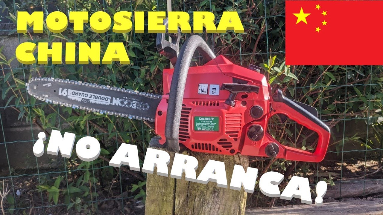 Motosierra china no arranca