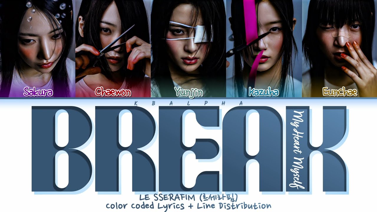 How would LE SSERAFIM sing ‘Break My Heart Myself’ by Bebe Rexha & ITZY (Color Coded Lyrics + LD)