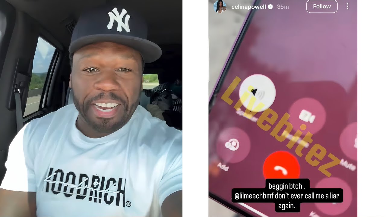 50 Cent ОТРЕАГИРУЕТ на разоблачение Селины Пауэлл Лил Мича из-за утечки телефонного звонка