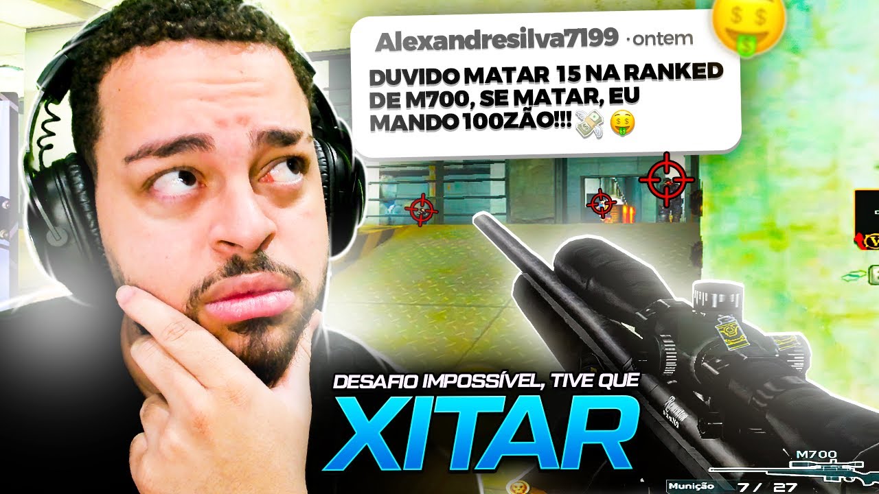 RANKED SÓ DE M700  - DESAFIO IMPOSSIVEL E TIVE QUE FAZER ISSO! - CROSSFIRE