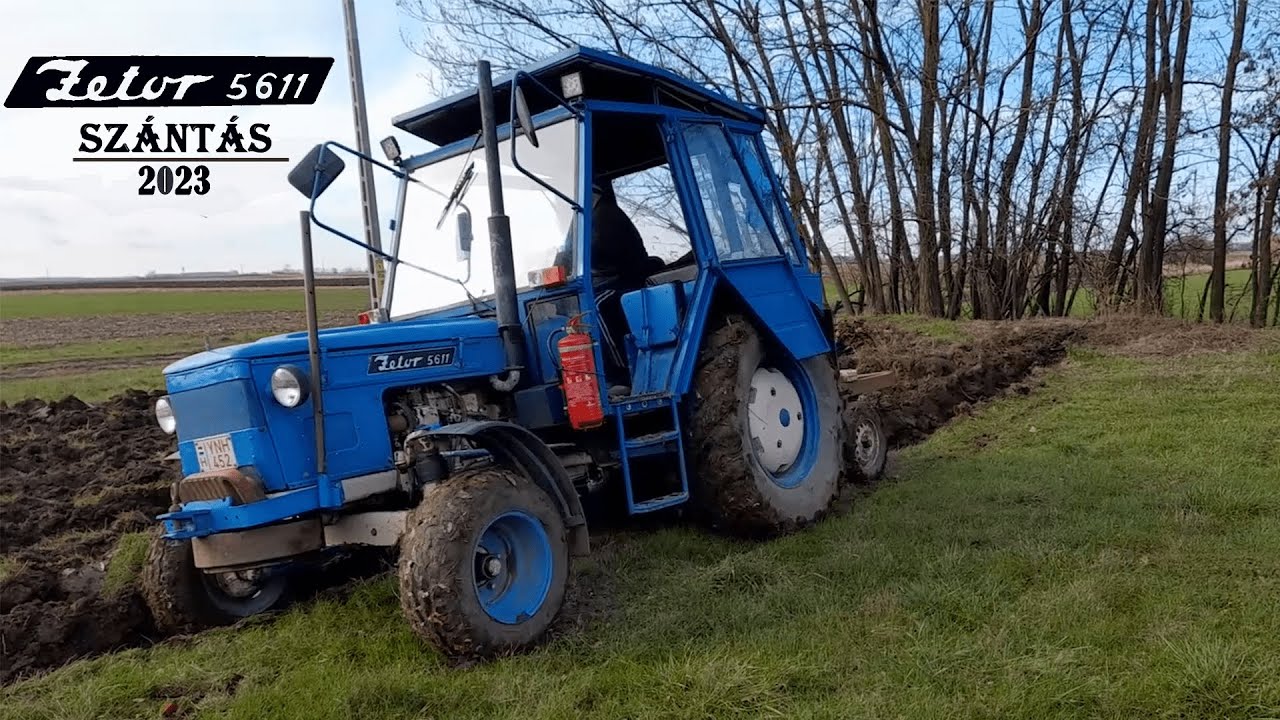 Zetor 5611 Szántás 2023 | Kertek szántása Zetor 5611 traktorral