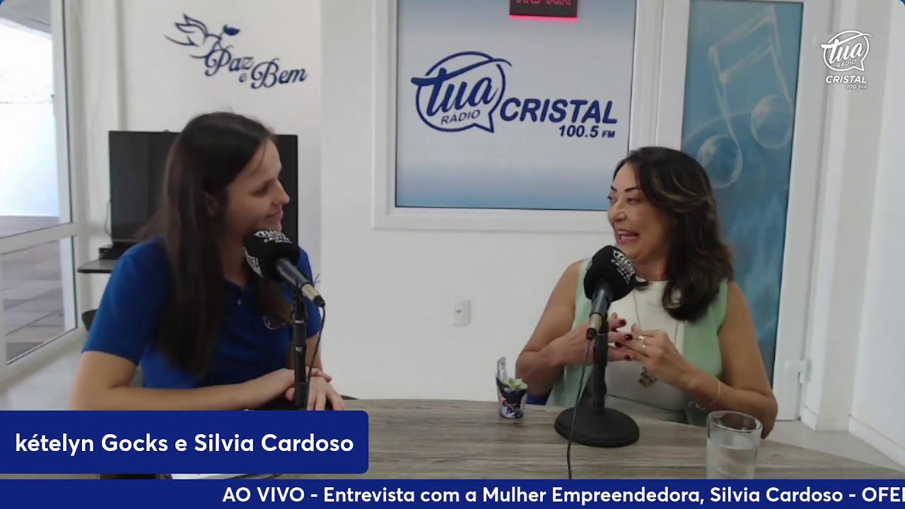 AO VIVO - ENTREVISTA ESPECIAL NA TUA RÁDIO CRISTAL NO MÊS DA MULHER