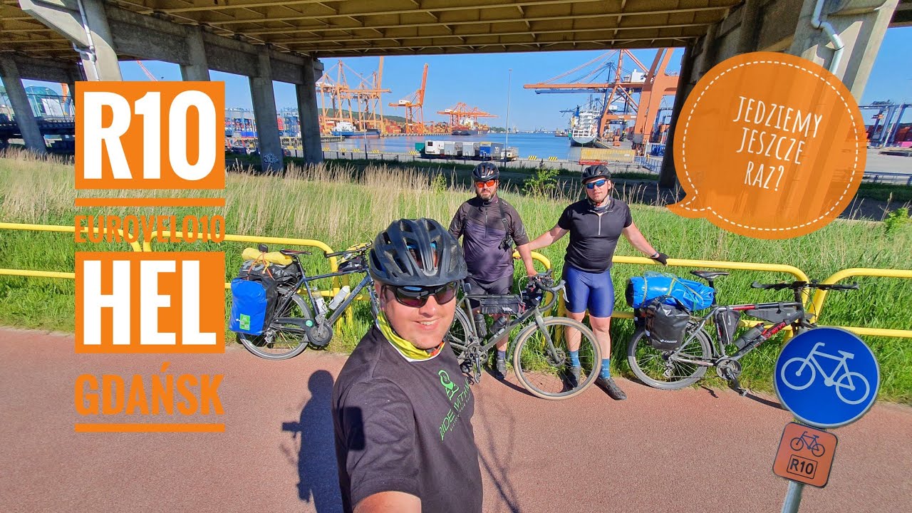 Na szlaku R10 / EuroVelo10  Trasa: Hel - Gdańsk. Dzień 6 z 6. Wycieczka rowerowa
