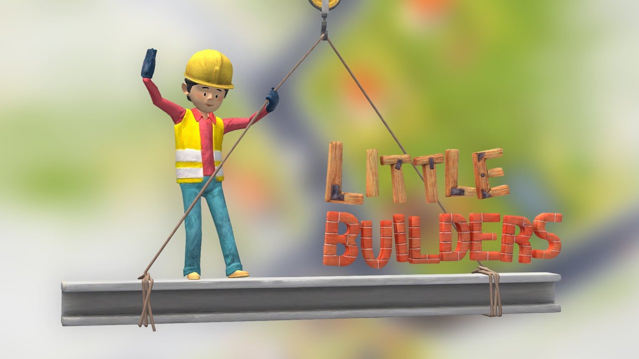 Little Builders. Trucks, Cranes & Diggers. Kids Games Apps