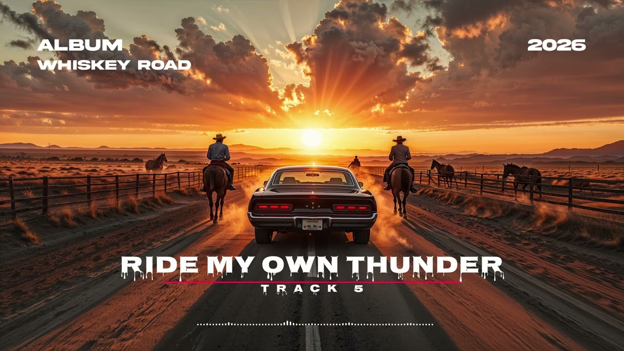 RIDE MY OWN THUNDER 🔥 Hard Country Rock | Roadtrip & Highway Music